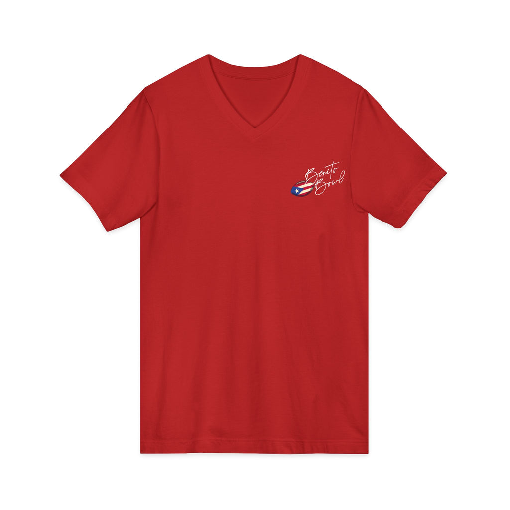 Team Benito V-Neck Jersey Style Short Sleeve