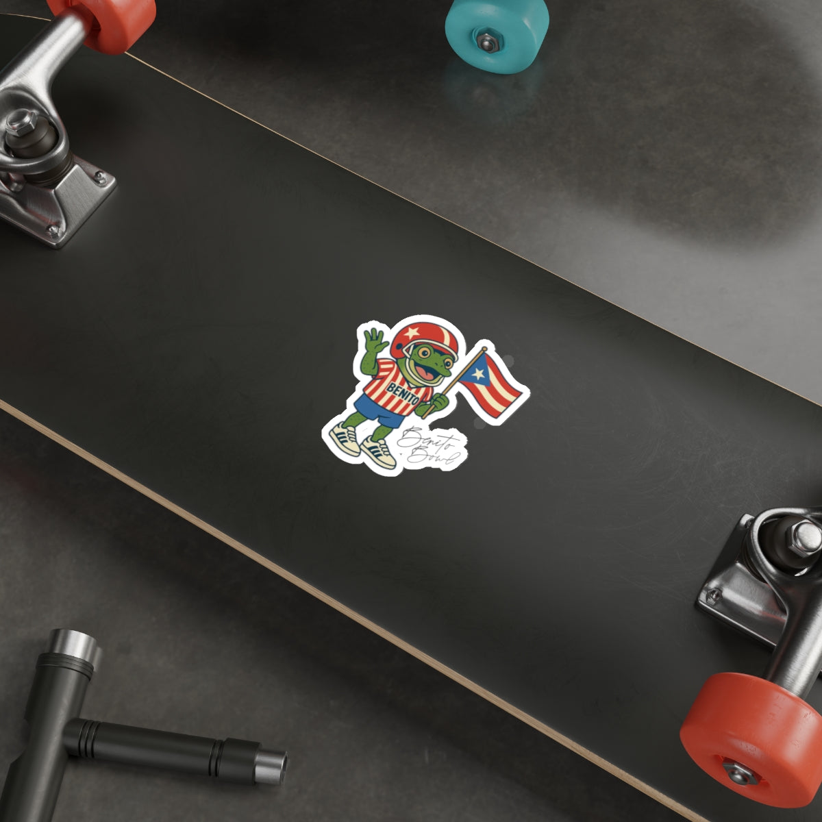 Sapo Concho Coqui Benito Bowl Sticker