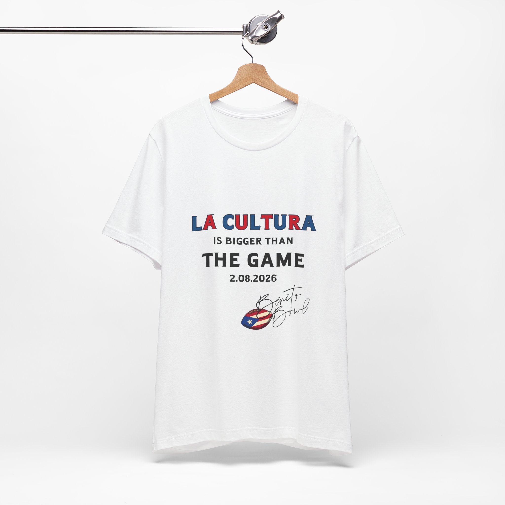 La Cultura is Bigger (Colorful) Benito Bowl Short Sleeve Tee Shirt