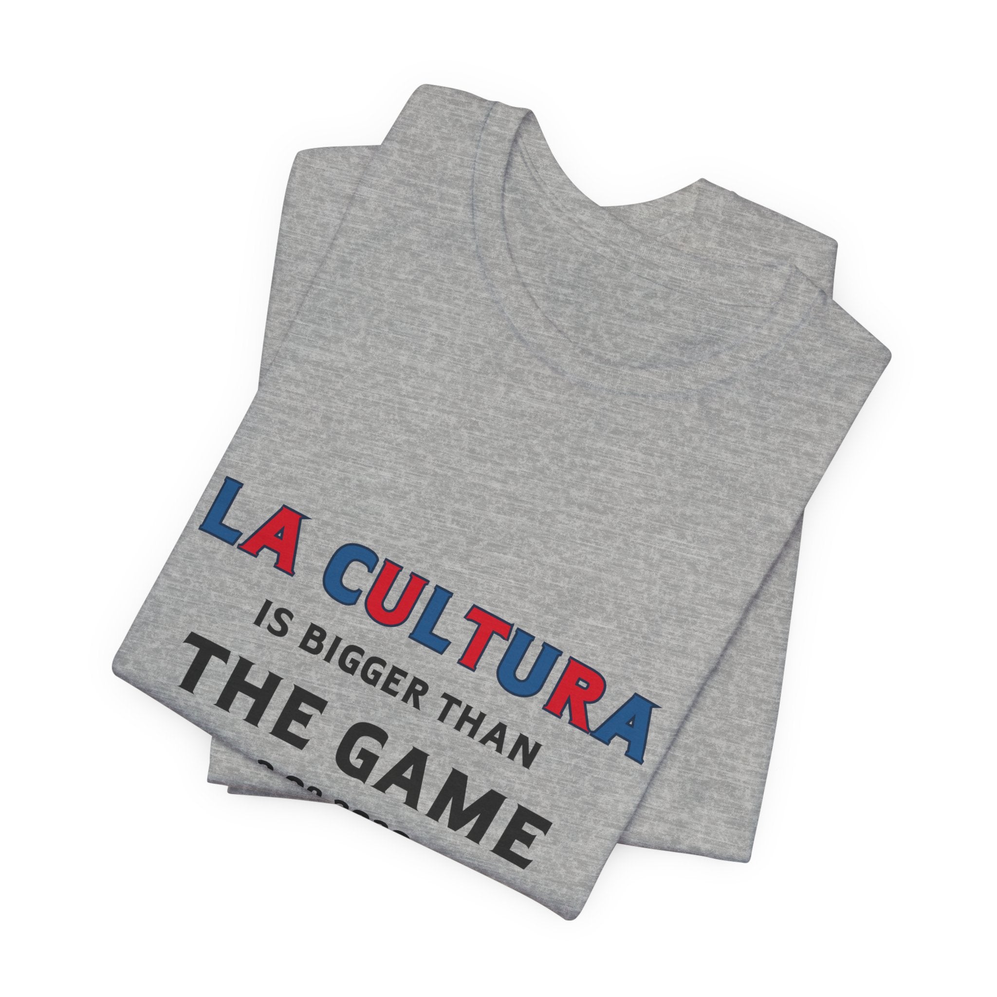 La Cultura is Bigger (Colorful) Benito Bowl Short Sleeve Tee Shirt