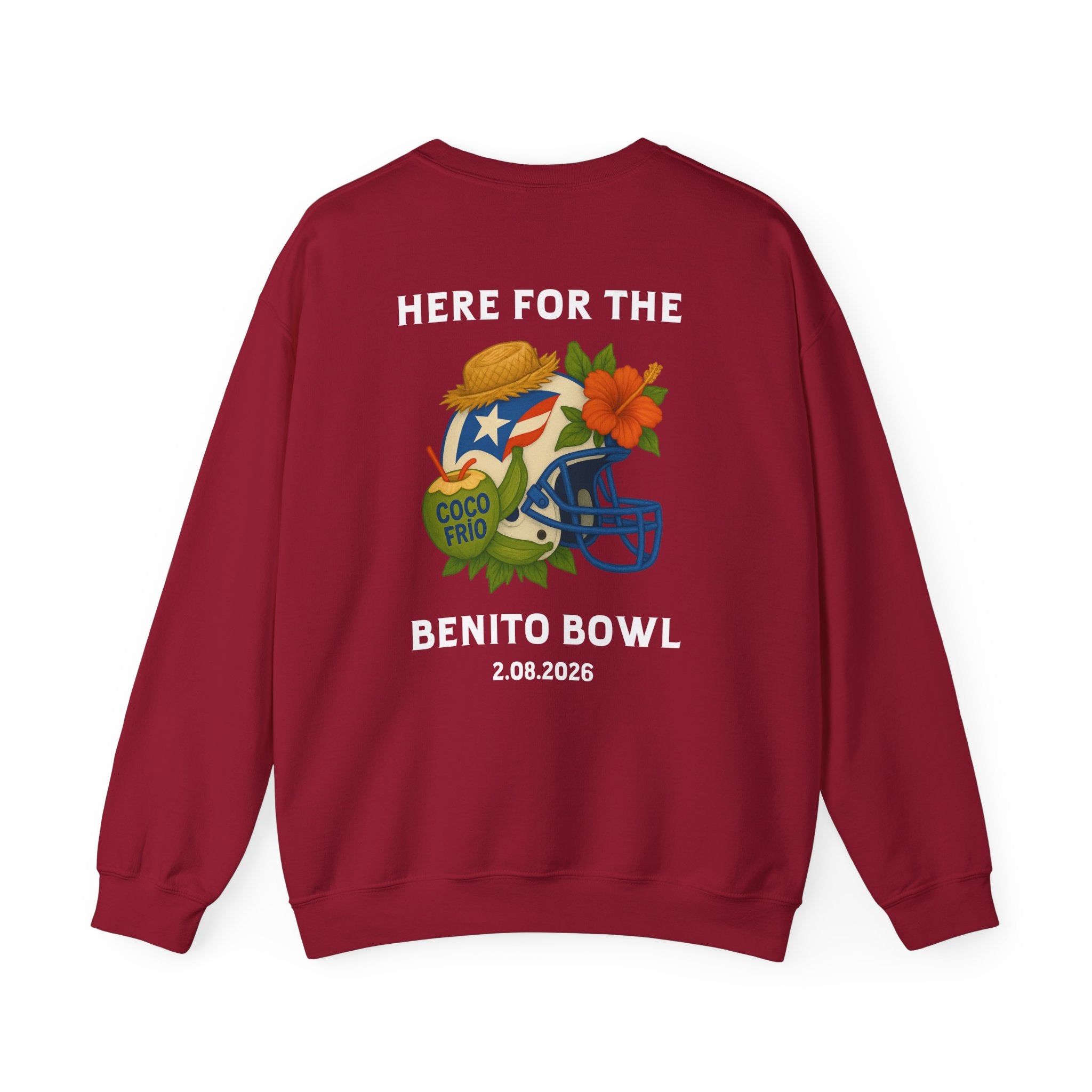 Here for the Benito Bowl Crewneck Sweatshirt