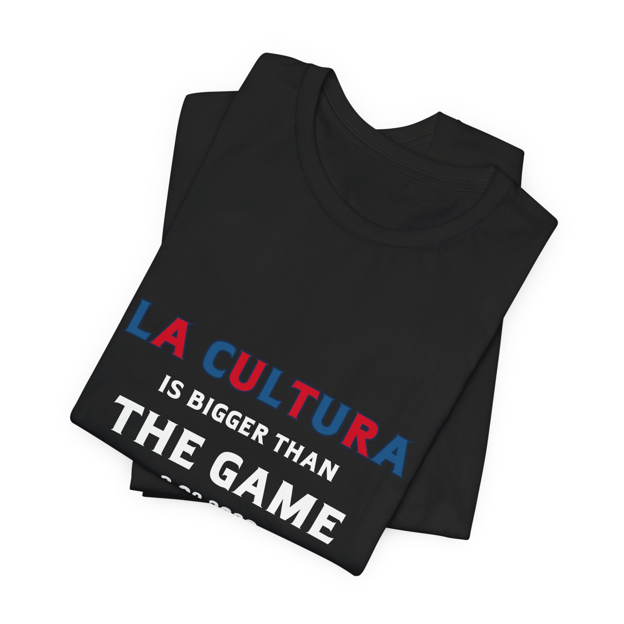 La Cultura is Bigger (Colorful) Benito Bowl Short Sleeve Tee Shirt