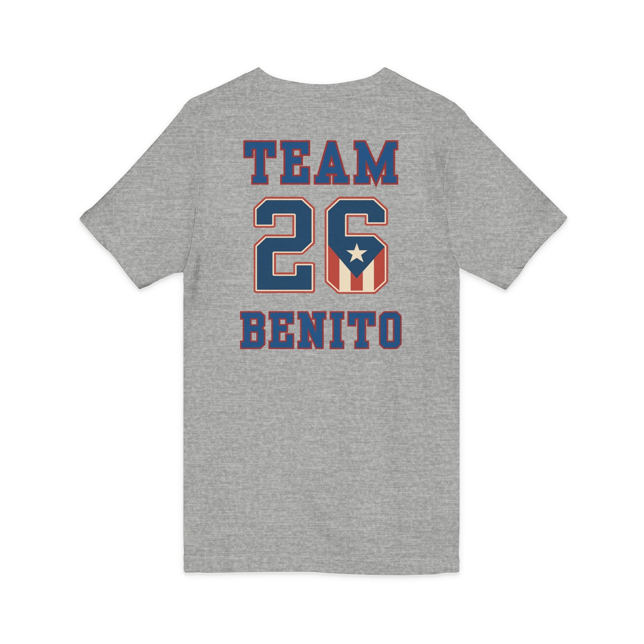 Team Benito V-Neck Jersey Style Short Sleeve