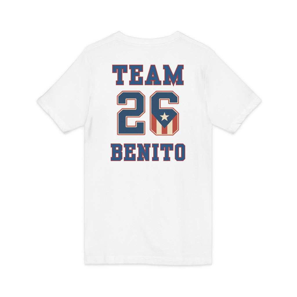 Team Benito V-Neck Jersey Style Short Sleeve