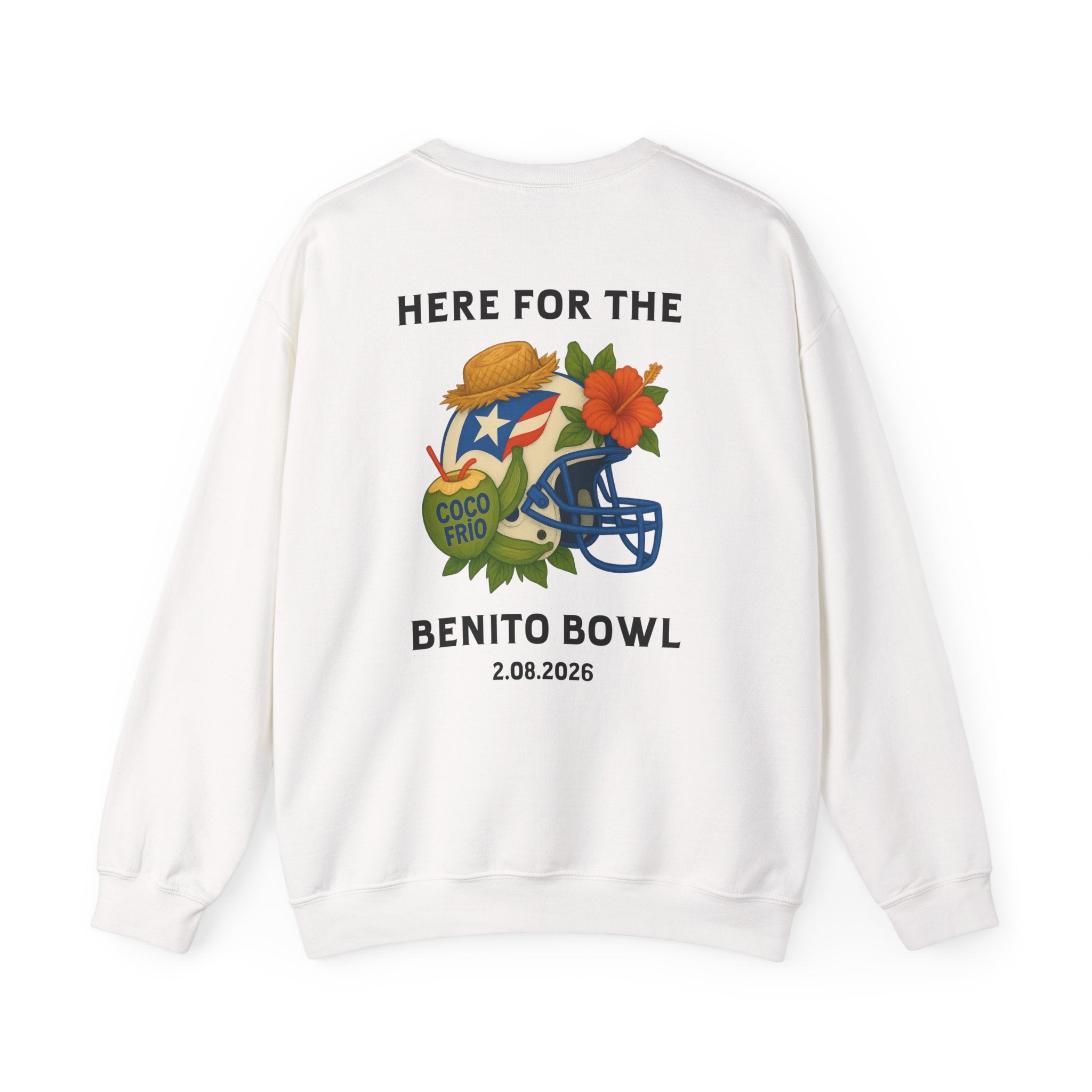 Here for the Benito Bowl Crewneck Sweatshirt