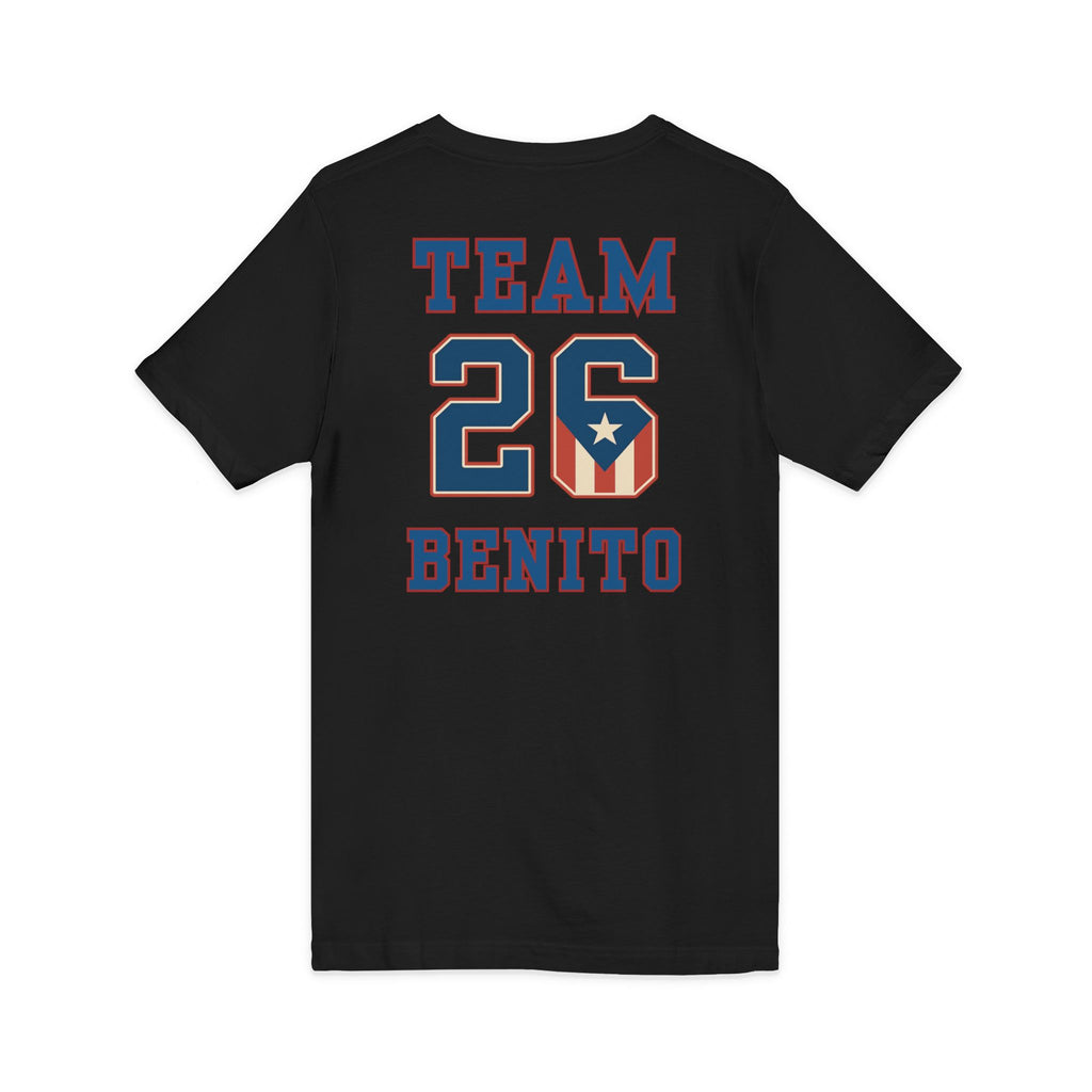 Team Benito V-Neck Jersey Style Short Sleeve