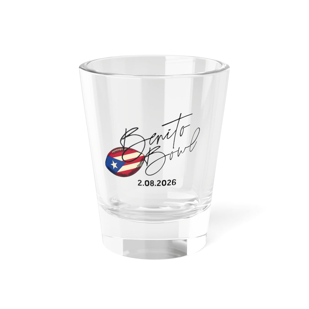 Benito Bowl Puerto Rican Flag Shot Glass (1.5 oz)